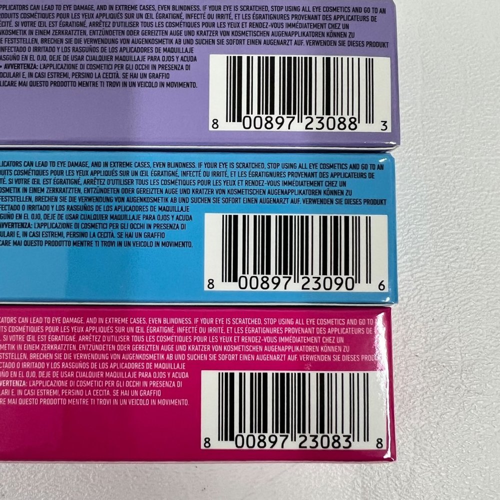 NYX Professional Makeup Vivid Brights Liquid Liner Eyeliner Blue Pink Lilac 3pk - Picture 4 of 5